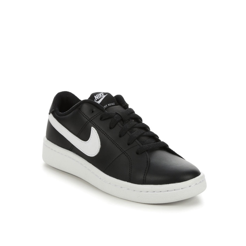 Nike Court Royale AC black leather women’s 7.5 sneaker with box